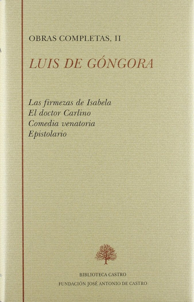 Teatro y epistolario, de GONGORA | portada del libro