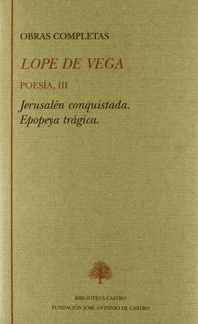 Poesía, III, de LOPE DE VEGA | portada del libro