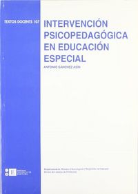 Intervención psicopedagógica en educación especial, de Sánchez Asín | portada del libro