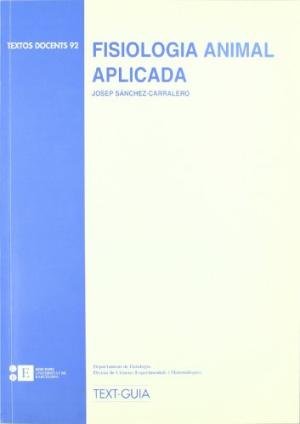 Fisiologia animal aplicada, de Sánchez-Carralero | portada del libro