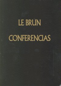 Conferencias, de LE BRUN | portada del libro