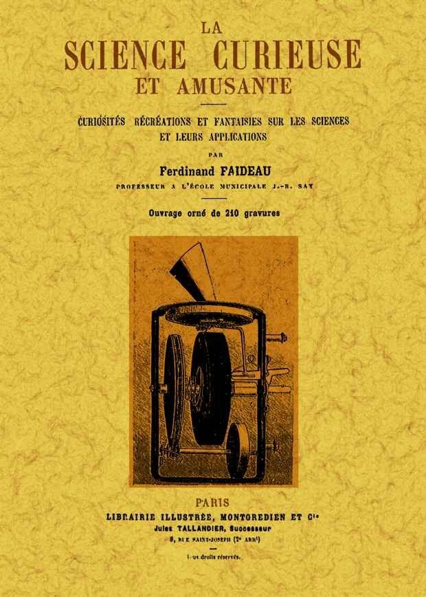 La science curieuse et amusante, de Faideau, Ferdinand | portada del libro