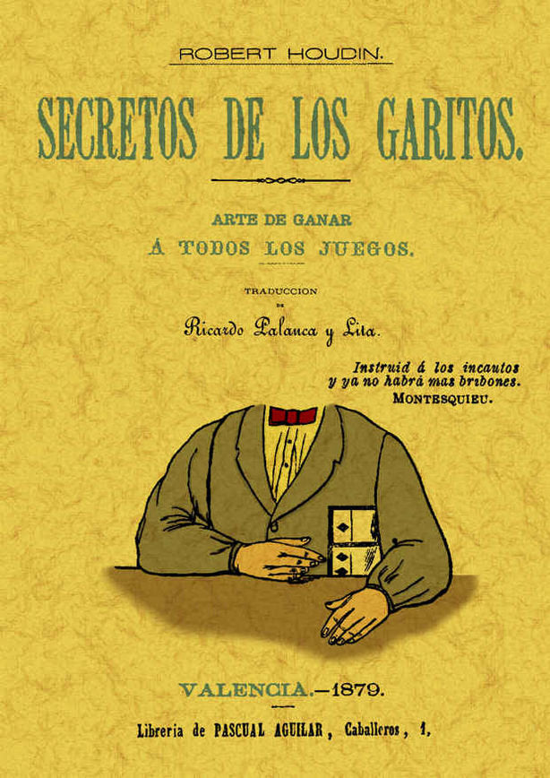 Secretos de los garitos, de Robert-Houdin, Jean-Eugène | portada del libro