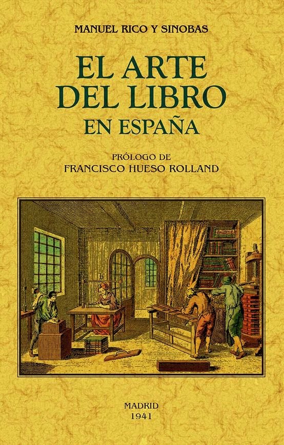 El libro del arte en España, de Rico y Sinobas, Manuel | portada del libro