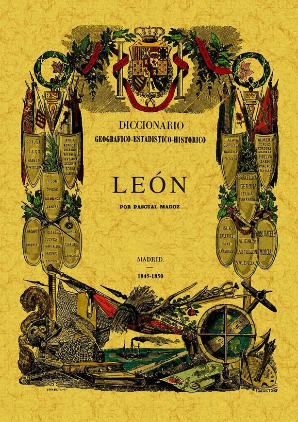 DICCIONARIO GEOGRAFICO ESTADISTICO HISTORICO DE CASTILLA Y L, de MADOZ, PASCUAL | portada del libro