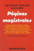 PAGINAS MAGISTRALES, de PEREZ GALDOS, BENITO | portada del libro
