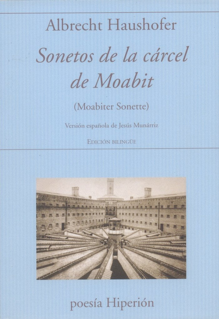 SONETOS DE LA CARCEL DE MOABIT - ED. BILINGUE, de HAUSHOFER, ALBRECHT | portada del libro