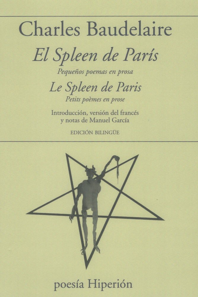 EL SPLEEN DE PARIS, de CHARLES BAUDELAIRE | portada del libro