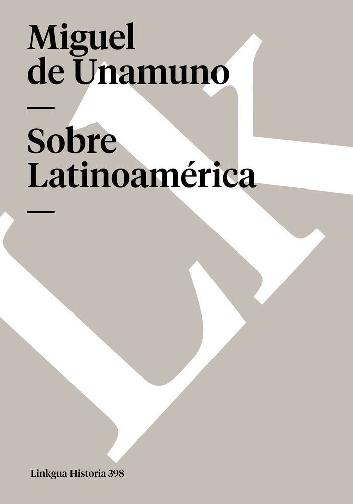 SOBRE LATINOAMERICA, de de Unamuno, Miguel | portada del libro
