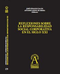 Reflexiones sobre la responsabilidad social corporativa en el siglo XXI, de Galán | portada del libro