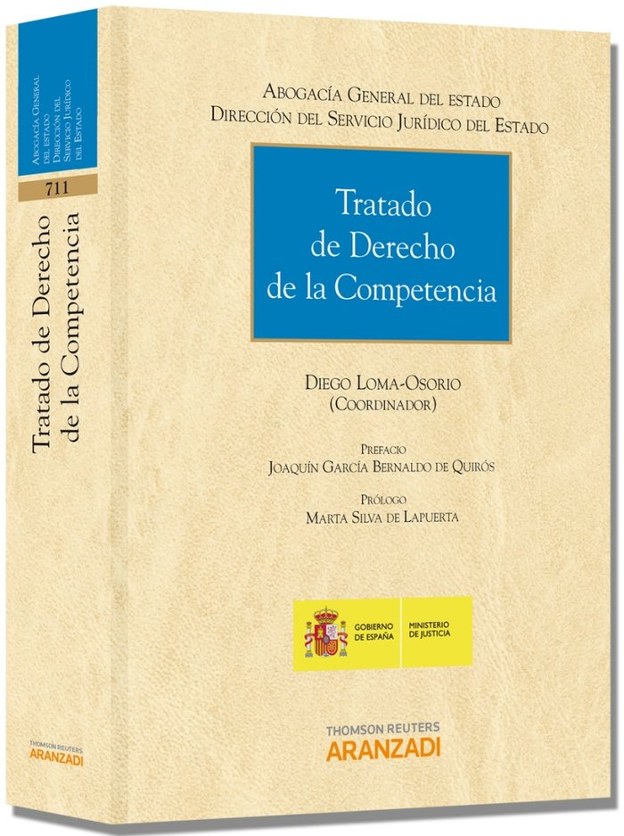 Tratado de Derecho de la Competencia, de Dirección del Servicio Jurídico del Estado, Abogacía General del Estado | portada de