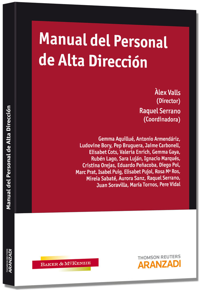 Manual del Personal de Alta Dirección, de Serrano, Raquel | portada del libro
