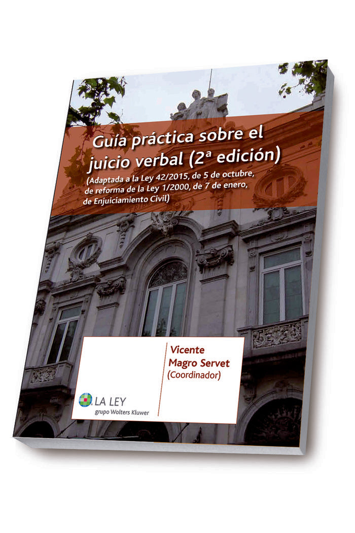 Guía práctica sobre el juicio verbal (2.ª edición), de Magro Servet, Vicente | portada del libro