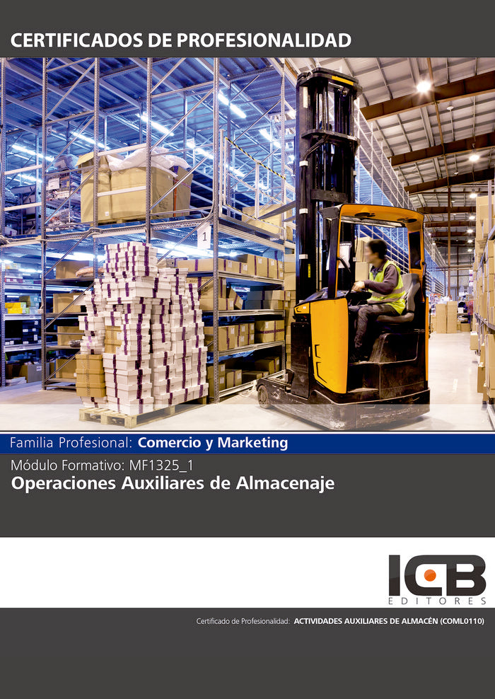 Mf1325_1: Operaciones Auxiliares de Almacenaje, de Trujillo Márquez, Carlos | portada del libro
