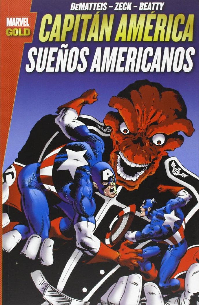 CAPITAN AMERICA: SUEÑOS AMERICANOS, de DEMATTEIS | portada del libro