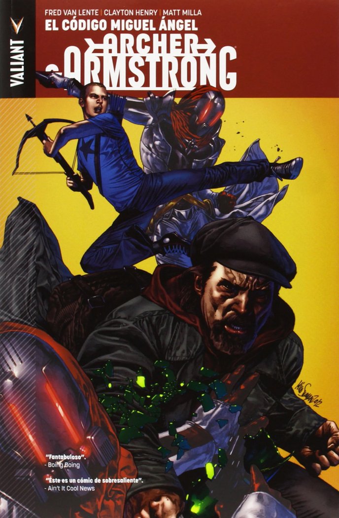 ARCHER & ARMSTRONG 1: EL CODIGO MIGUEL ANGEL, de VAN LENTE | portada del libro