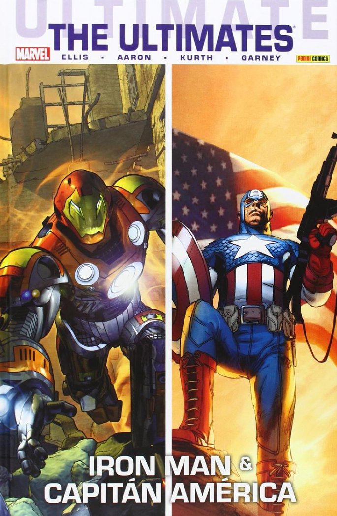THE ULTIMATES 6: IRON MAN & CAPITAN AMERICA, de VV AA | portada del libro