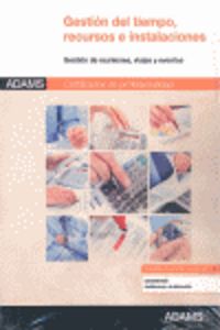Gestión del tiempo, recursos e instalaciones | portada del libro
