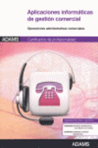 Aplicaciones informáticas de gestión comercial | portada del libro
