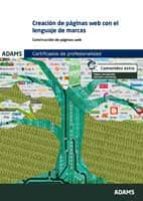 Creación de páginas web con el lenguaje de marcas, de Varios autores | portada del libro