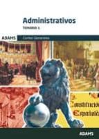 Administrativos, Cortes Generales. Temario 1, de Varios autores | portada del libro
