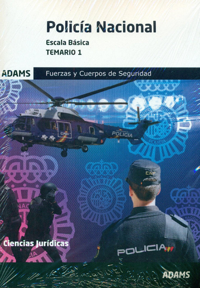 Policía Nacional, escala básica. Temario 1, de Varios autores | portada del libro