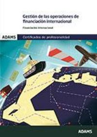 Gestión de las operaciones de financiación internacional | portada del libro
