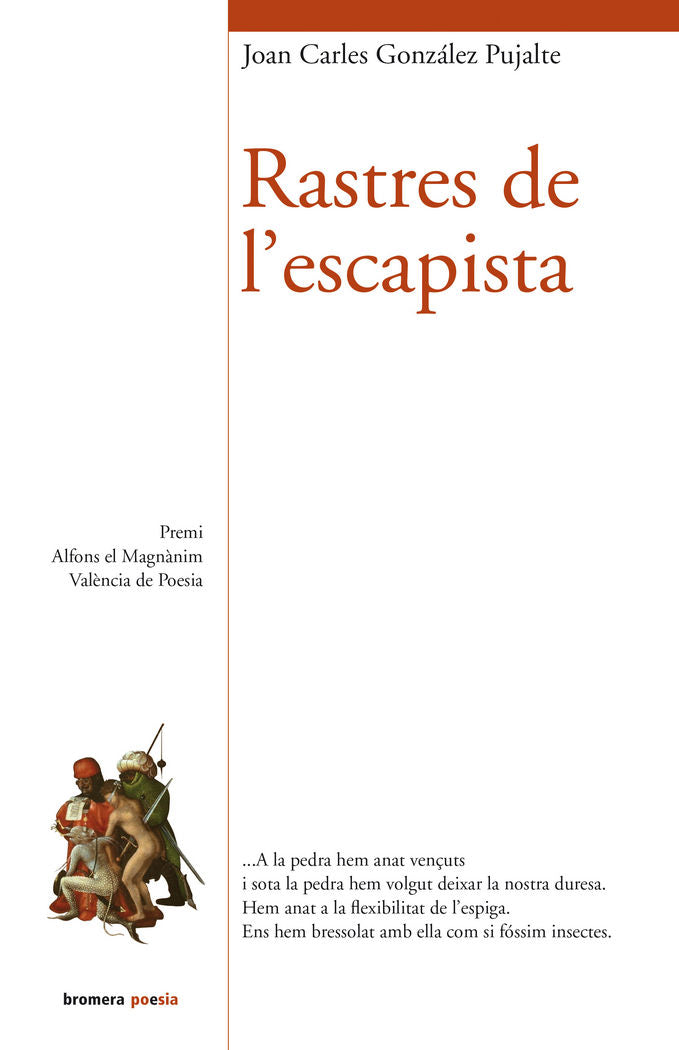 Rastres de l'escapista, de González Pujalte, Joan Carles | portada del libro