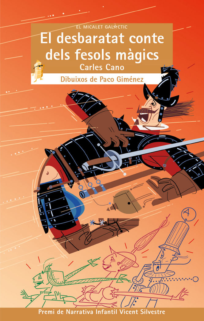 El desbaratat conte dels fesols màgics, de Carles Cano | portada del libro