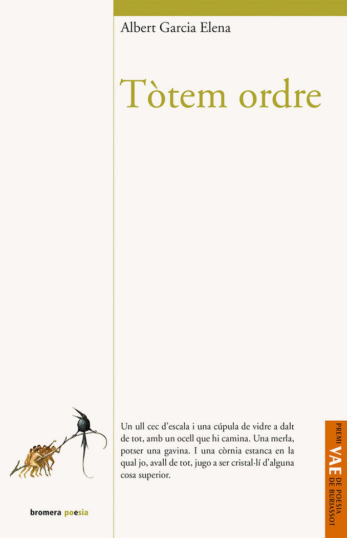 Tòtem ordre, de Garcia Elena, Albert | portada del libro