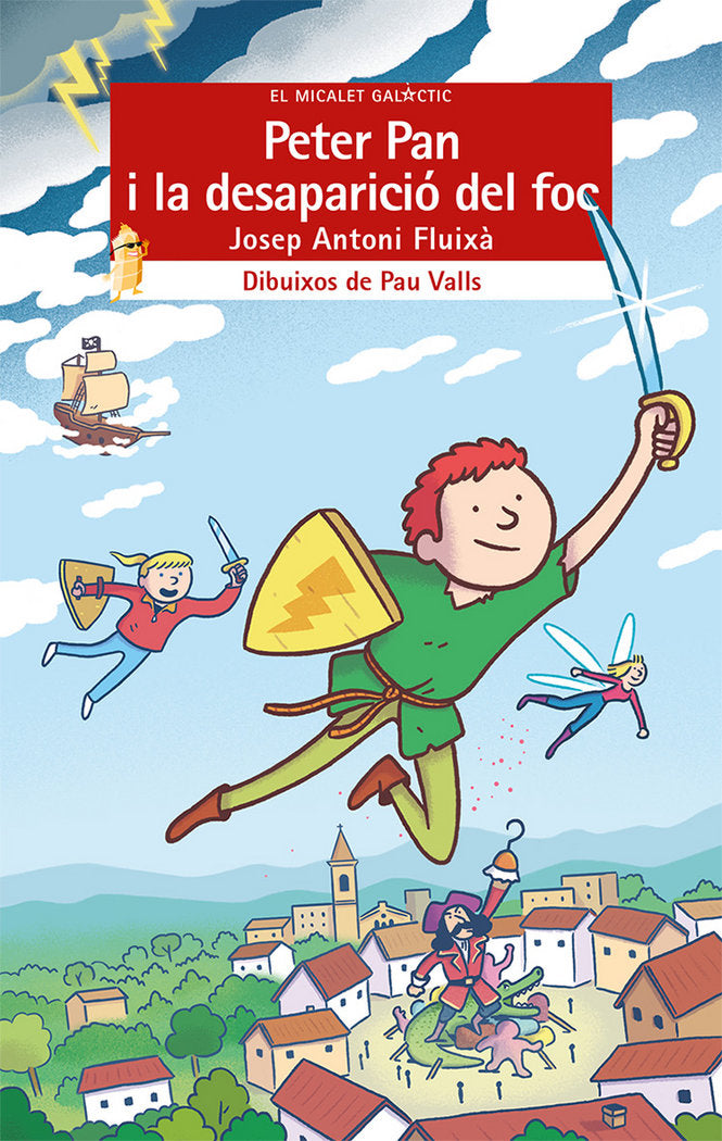 Peter Pan i la desaparició del foc, de Josep Antoni Fluixà | portada del libro