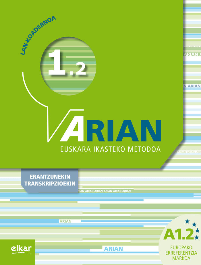 Arian A1.2 Lan koadernoa, de Batzuen artean | portada del libro