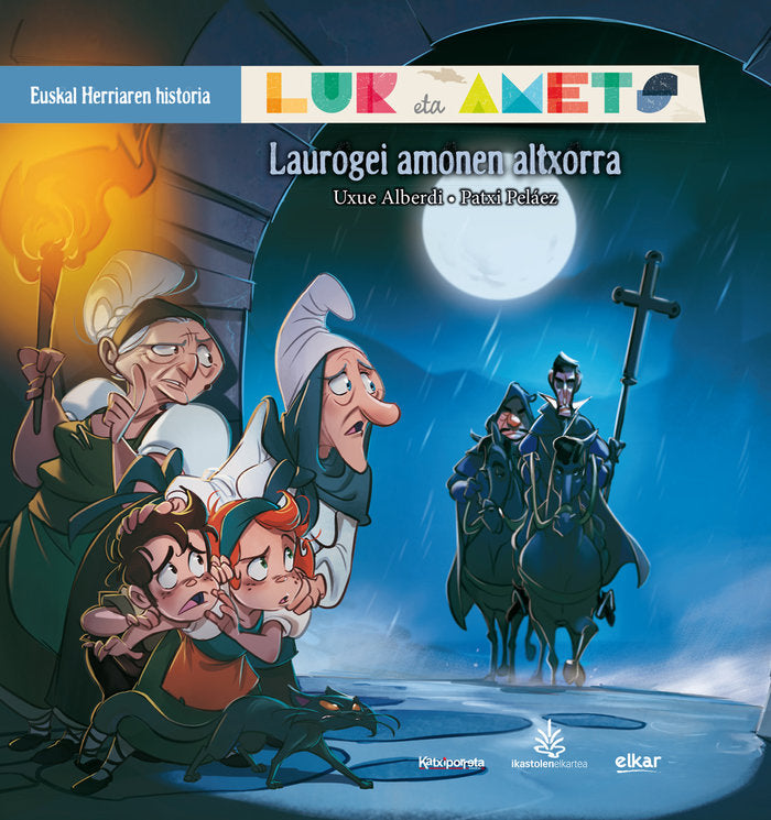 Laurogei amonaren altxorra, de Alberdi Estibaritz, Uxue | portada del libro