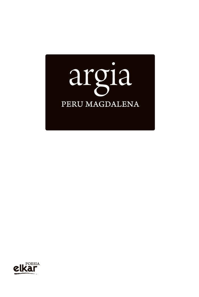 Argia, de Magdalena Arriaga, Peru | portada del libro