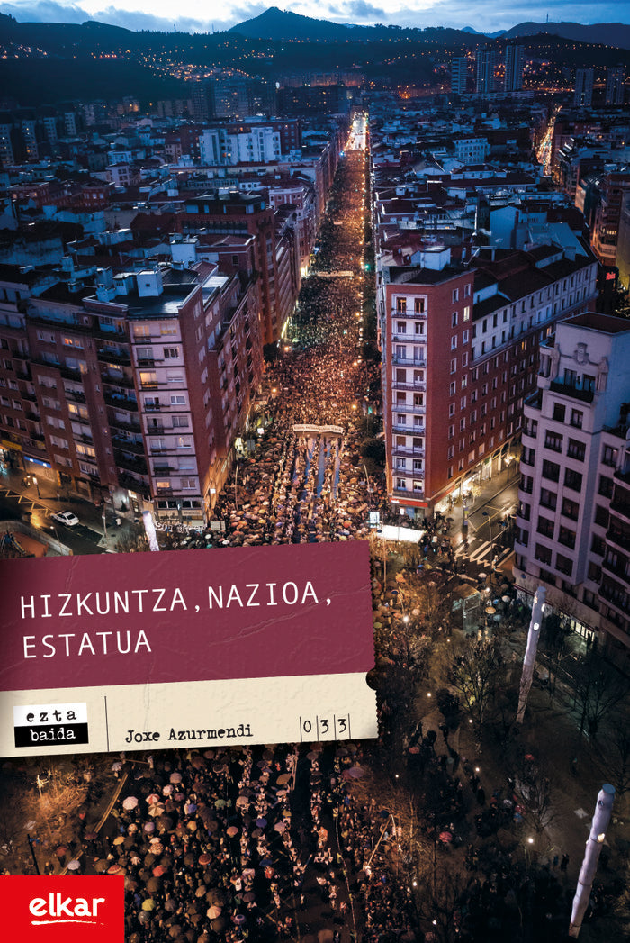 Hizkuntza, nazioa, estatua, de Azurmendi Otaegi, Joxe | portada del libro