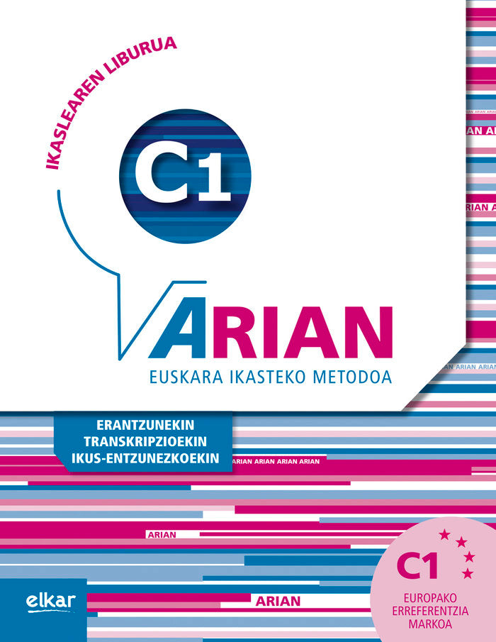 Arian C1 Ikaslearen liburua (+DVD), de Varios autores | portada del libro