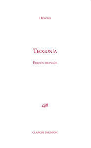 Teogonía, de Hesíodo | portada del libro