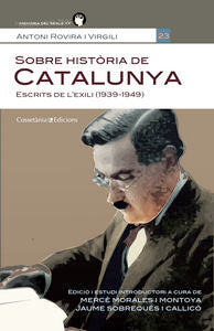 Sobre história de Catalunya, de ROVIRA I VIRGILI | portada del libro