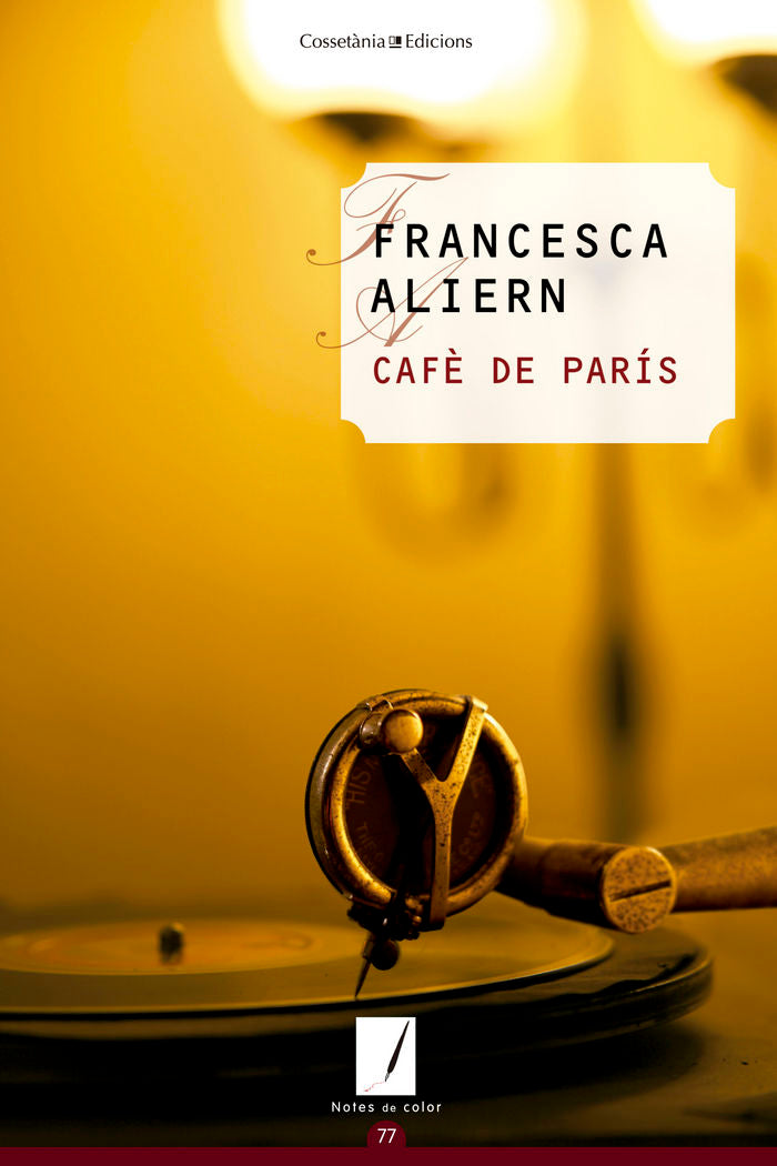 Cafè de Par¡s, de ALIERN PONS, FRANCESCA | portada del libro