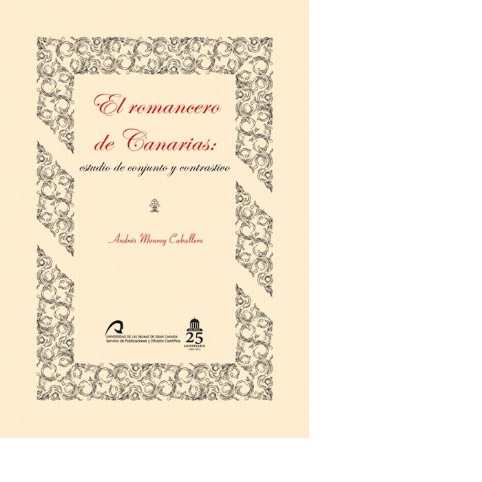 El romancero de Canarias, de Monroy Caballero | portada del libro