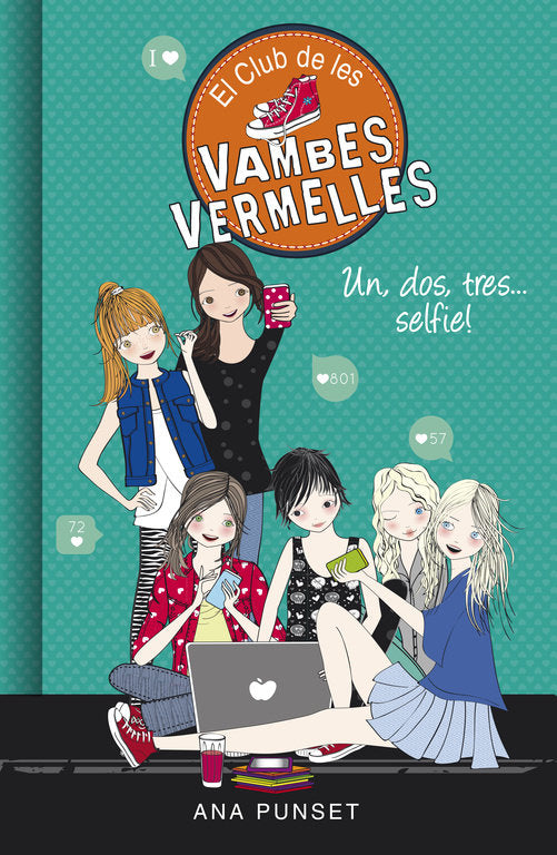 Un, dos, tres... selfie! (Sèrie El Club de les Vambes Vermelles 11), de Punset, Ana | portada del libro