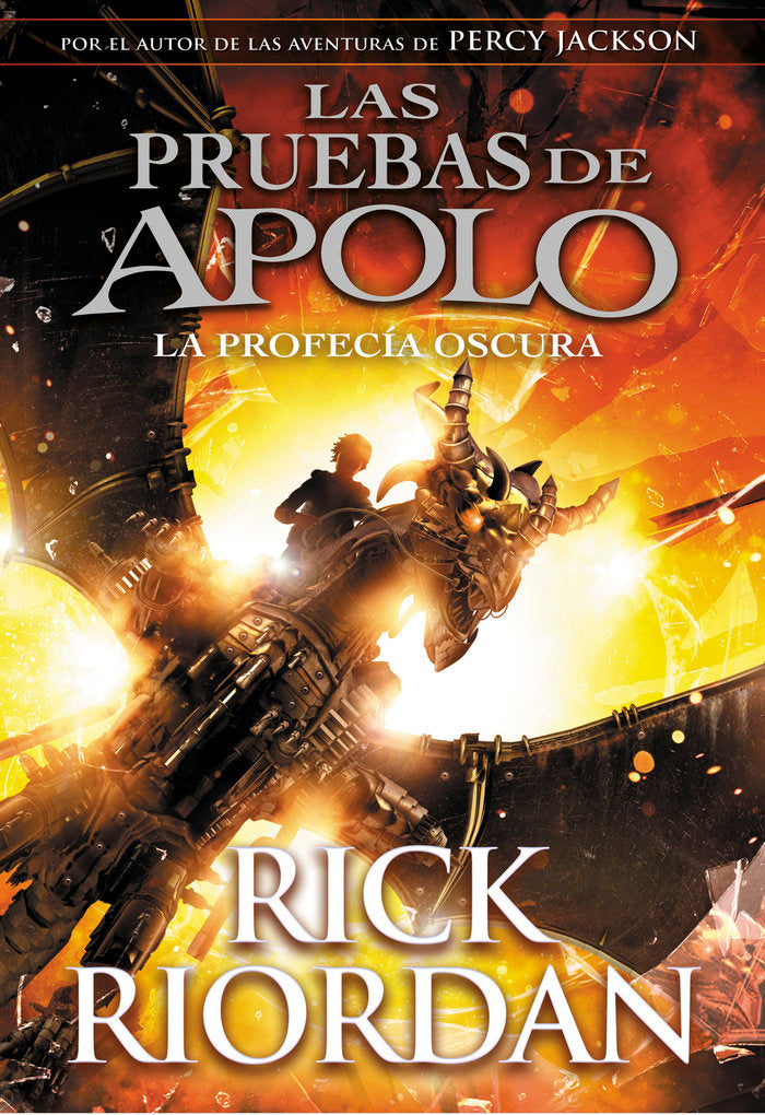La profecía oscura (Las pruebas de Apolo 2), de Riordan, Rick | portada del libro