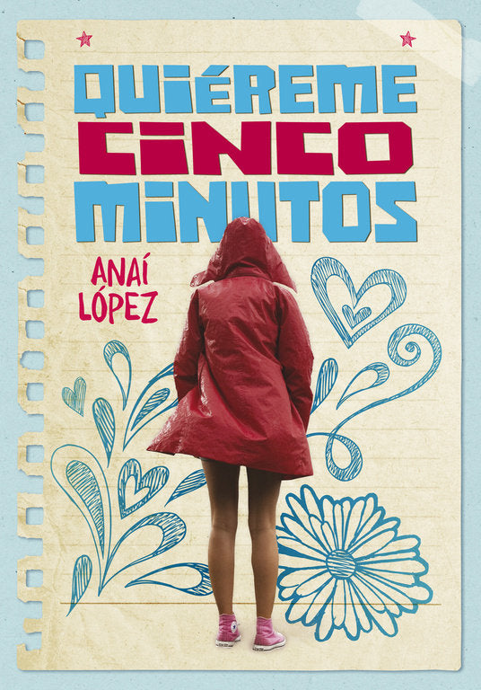 Quiéreme cinco minutos, de López | portada del libro