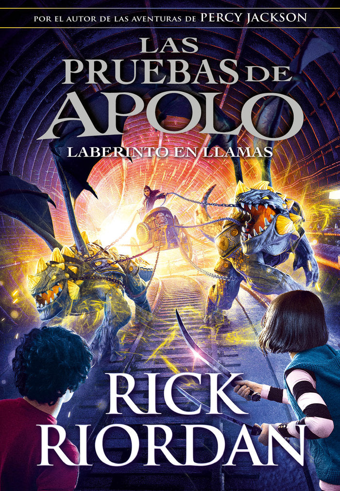 Laberinto en llamas (Las pruebas de Apolo 3), de Riordan, Rick | portada del libro