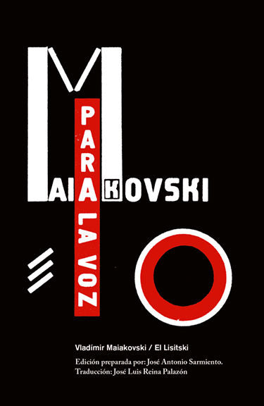 Para la voz, de Maiakovski | portada del libro