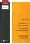 Arte nuevo de hacer comedias. Edición crítica. Fuentes y ecos latinos, de de Vega Carpio | portada del libro