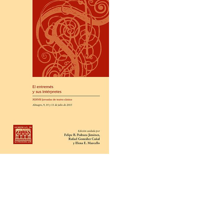 El entremés y sus intérpretes | portada del libro