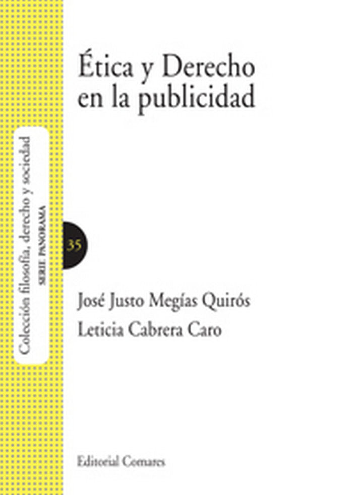 ETICA Y DERECHO EN LA PUBLICIDAD., de CABRERA CARO, LETICIA | portada del libro