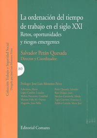 ORDENACIÓN DEL TIEMPO DE TRABAJO EN EL SIGLO XXI, de Perán Quesada | portada del libro