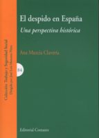 El despido en España, de ANA MURCIA CLAVERIA | portada del libro